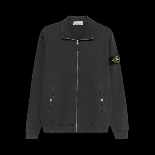 Stone Island Zip Up Cardigan 'Charcoal'