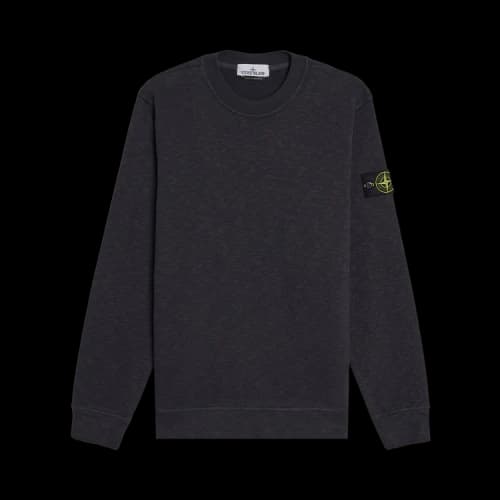 Stone Island Vanisé Brushed Heavy Cotton Sweatshirt 'Ink'
