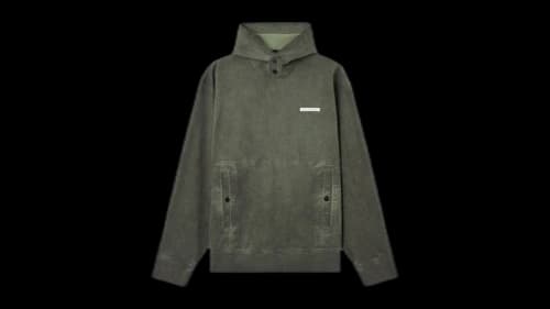 Stone Island Compact Organic Cotton Jersey Velo Effect 6100058 Sweatshirt Musk Green