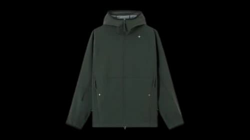 Stone Island Technical Jersey Stretch Nylon/Polyester Stellina 6100064 Jacket Musk Green