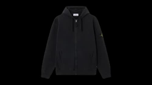 Stone Island Brushed Organic Cotton Fleece 6100067 Sweatshirt Black