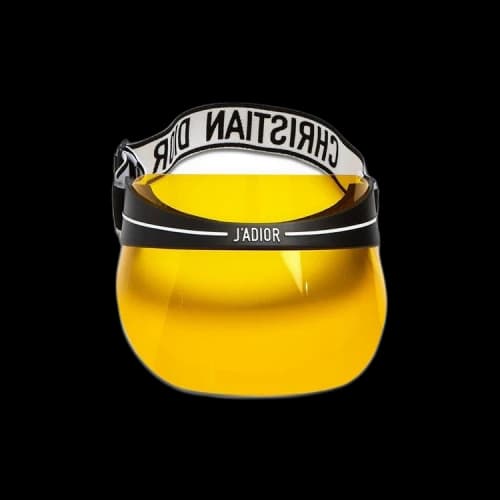 Dior Club1 Visor 'Yellow/Black'