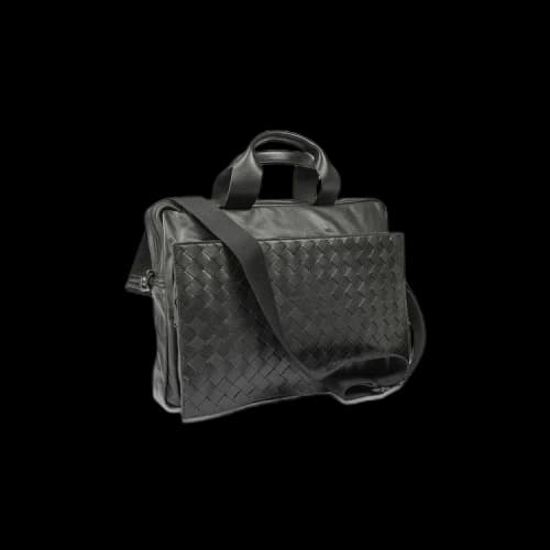 Bottega Veneta Intrecciato Ultra Light Leather Briefcase 'Black'