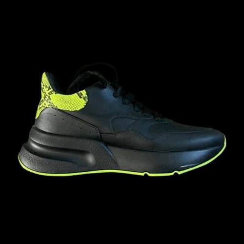 Alexander McQueen Oversized Runner 'Fluo Yellow Snake Skin'