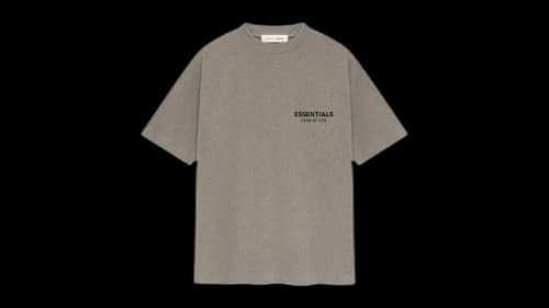 Fear of God Essentials Classic Short Sleeve Tee (FW25) Homestead Heather