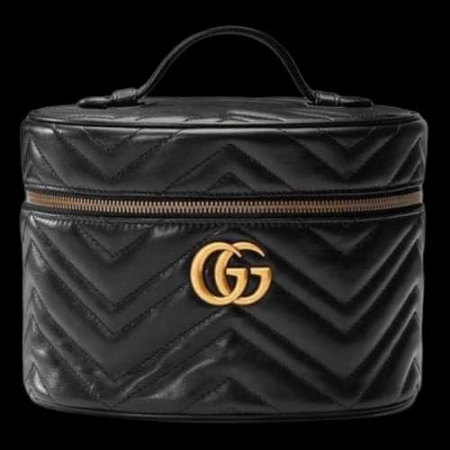 Gucci GG Marmont Small Cosmetic Case 'Black' (Women's)