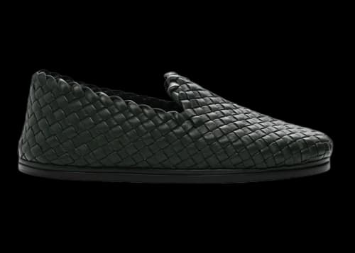Bottega Veneta Nappa Intrecciato Loafers Green
