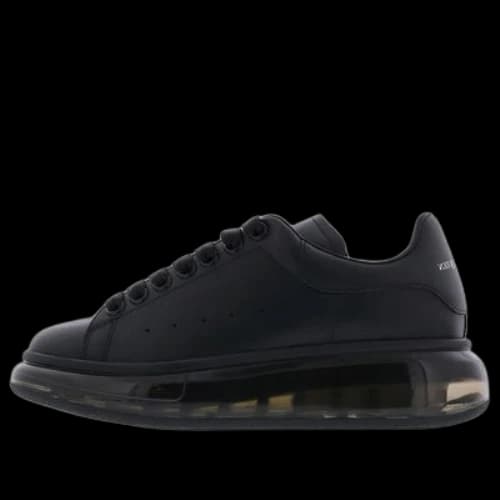 Alexander McQueen Oversized Sneaker 'Clear Sole - Black' (Women's)