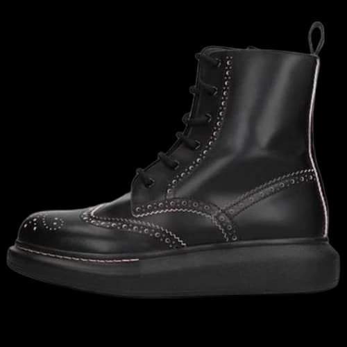 Alexander McQueen Hybrid Ankle Boots 'Core Black' (Women's)