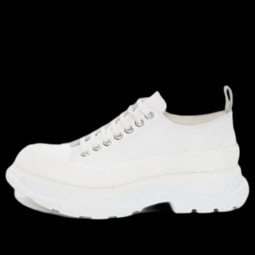 Alexander McQueen Tread Slick Low Lace Up 'White' (Women's)