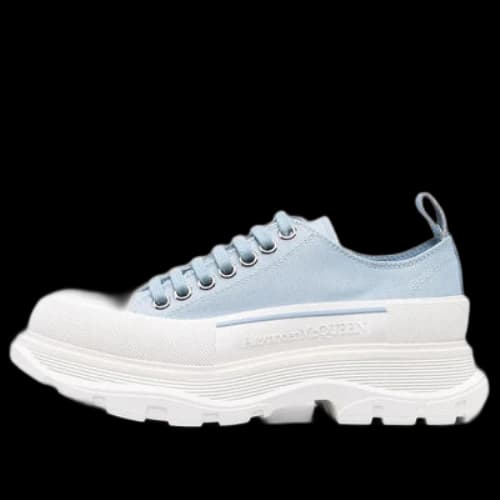 Alexander McQueen Tread Slick Low Lace Up 'Blue White' (Women's)