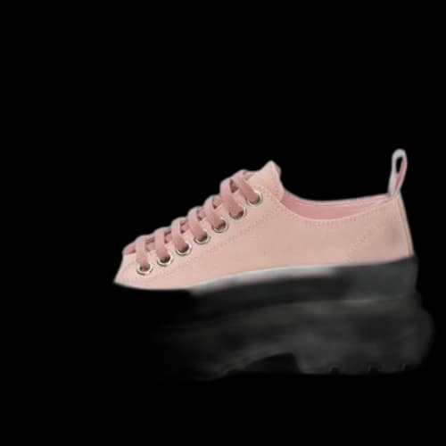Alexander McQueen Tread Slick Low Lace Up 'Light Pink White' (Women's)