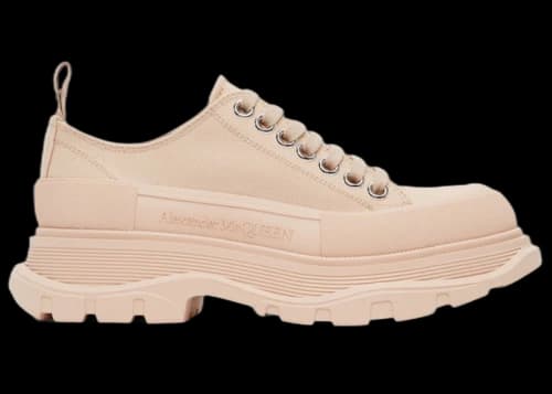 Alexander McQueen Tread Slick Low Lace Up Peach (Women's)