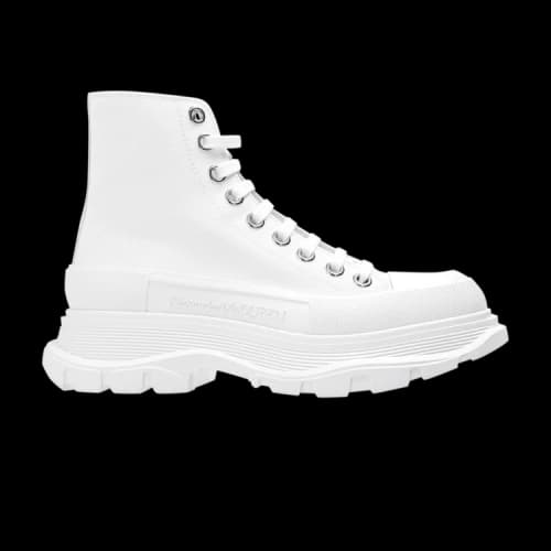 Alexander McQueen Tread Slick Boots 'White' (Women's)