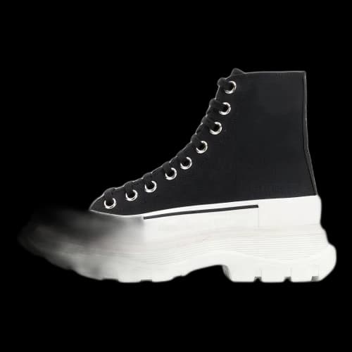 Alexander McQueen Tread Slick Boots 'Black White' (Women's)