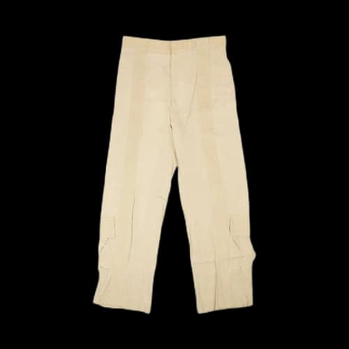 Bottega Veneta Corduroy Accent Panel Pants 'Straw'