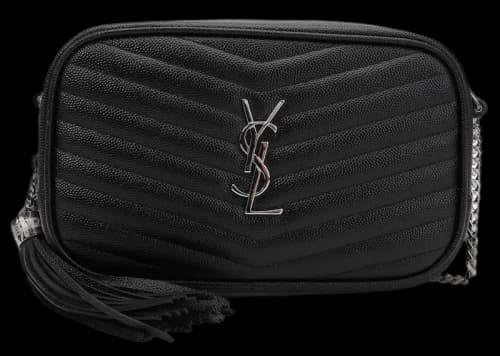 Saint Laurent Lou Crossbody Bag Black
