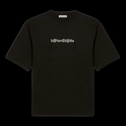 Balenciaga Symbolic Slim Fit Short Sleeve Black