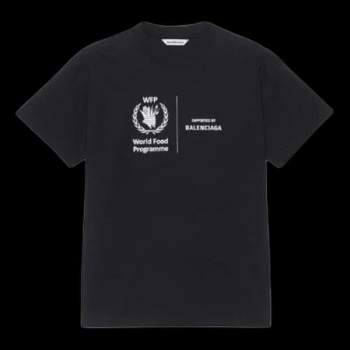 Balenciaga x WFP Crossover Round Neck Short Sleeve 'Black' (Women's)