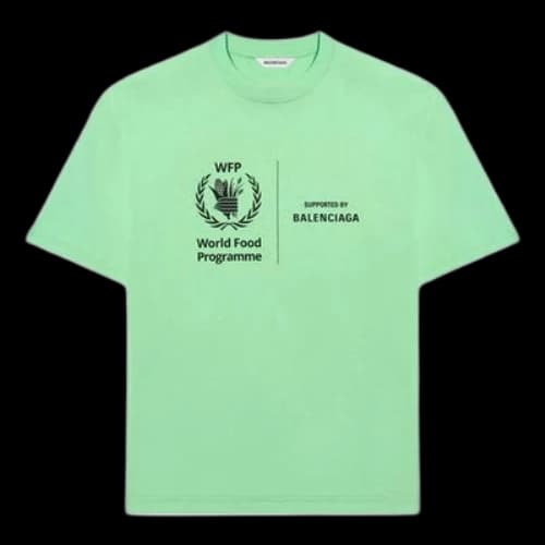 Balenciaga SS21 Retro Short Sleeve Fluorescent Green