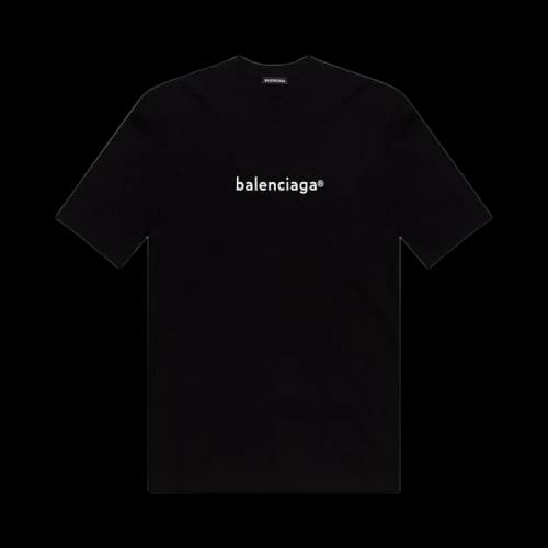 Balenciaga New Copyright T-Shirt 'Black/White'