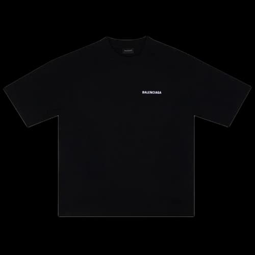Balenciaga Logo T-Shirt 'Black'
