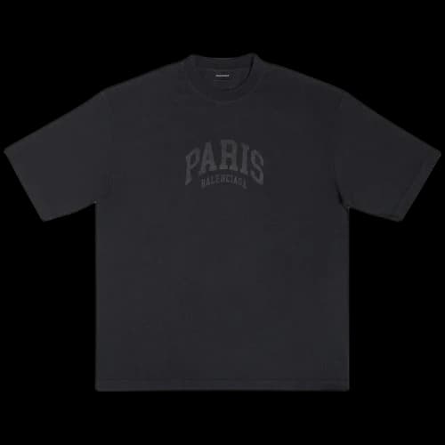 Balenciaga Paris Logo T-Shirt 'Black'