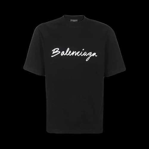 Balenciaga Medium Fit T-Shirt 'Black/White'