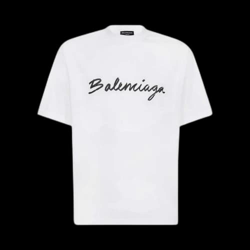 Balenciaga Medium Fit T-Shirt 'White/Black'