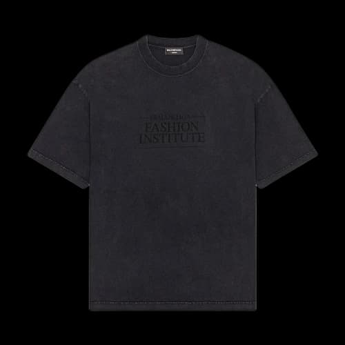Balenciaga Medium Fit T-Shirt 'Washed Black'