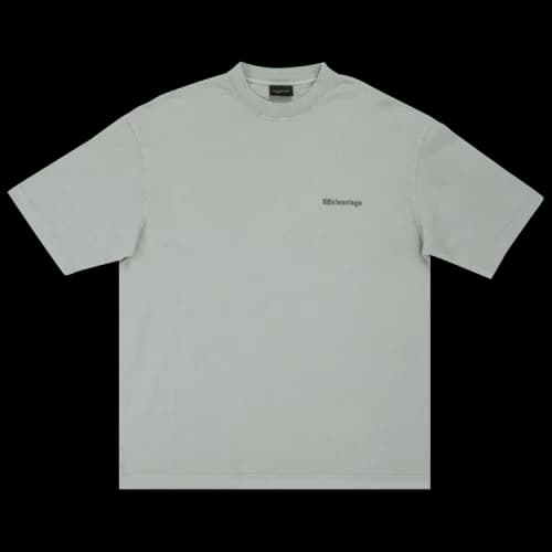 Balenciaga Medium Fit T-Shirt 'Grey/Dark Grey'