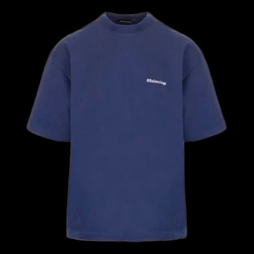 Balenciaga SS21 Retro Short Sleeve Blue