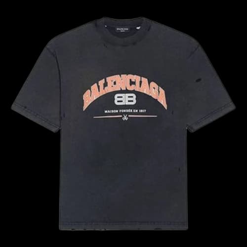 Balenciaga Maison Balenciaga T-Shirt Medium Fit 'Black'