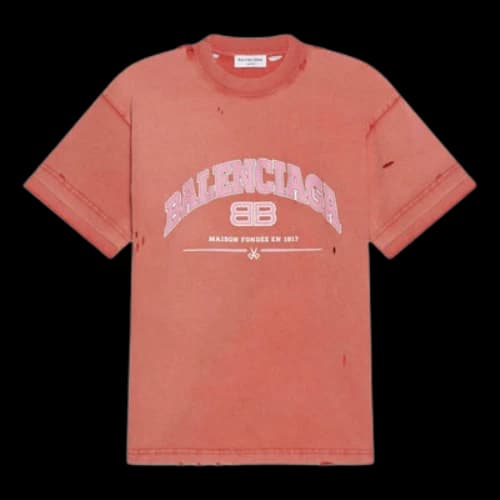 Balenciaga Maison Balenciaga T-Shirt Medium Fit 'Pink'