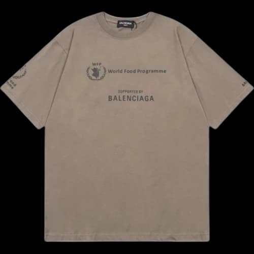 Balenciaga x WFP T-Shirt Medium Fit 'Beige'