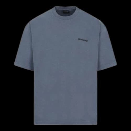 Balenciaga BB T-Shirt Medium Fit 'Blue Black'