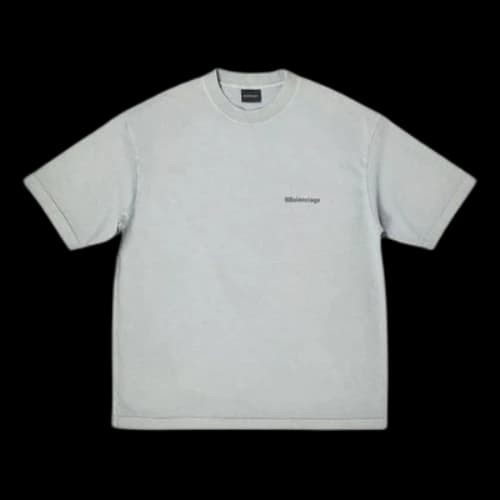 Balenciaga BB T-Shirt Medium Fit 'Grey'