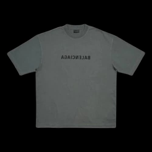 Balenciaga Mirror Balenciaga T-Shirt Medium Fit 'Grey'