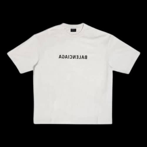 Balenciaga Mirror Balenciaga T-Shirt Medium Fit 'Beige'