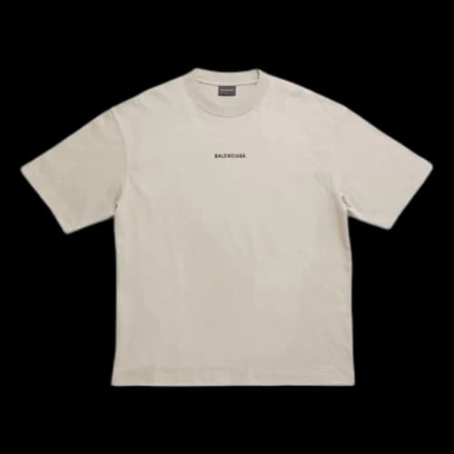 Balenciaga Back T-Shirt Medium Fit 'Beige'