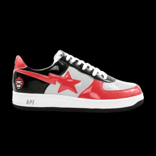 Bapesta FS-001 Low 'Red Grey'