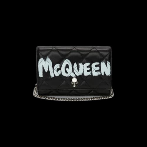 Alexander Mcqueen Small Skull Bag 'Black/Ivory'