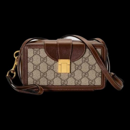 Gucci Mini-Sized Single-Shoulder Bag White/Brown (Women's)