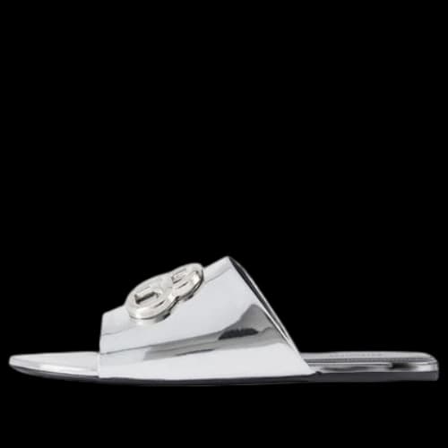 Balenciaga Oval Sandals Silver (Women's)