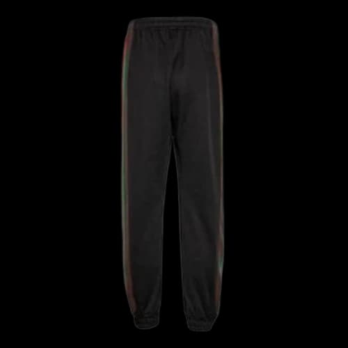 Gucci Plain Knit Side Colored Striped Jogging Casual Trousers For Men Black