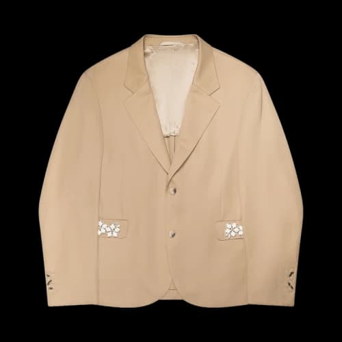 Simone Rocha Classic Jacket W/ Emb 'Beige'