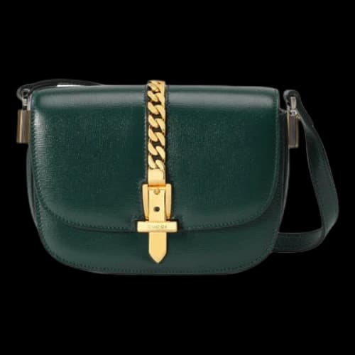 Gucci Sylvie 1969Series Shoulder Bag Mini Green (Women's)
