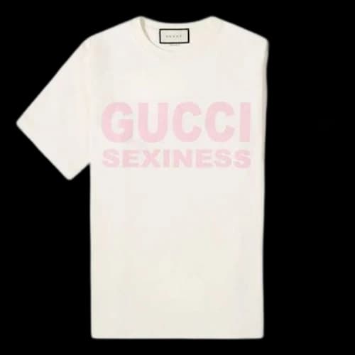 Gucci Sexiness Large Letter Printed For Men Yellow (Women's)