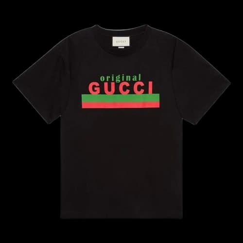 Gucci Original Print Oversize T-Shirt 'Black'