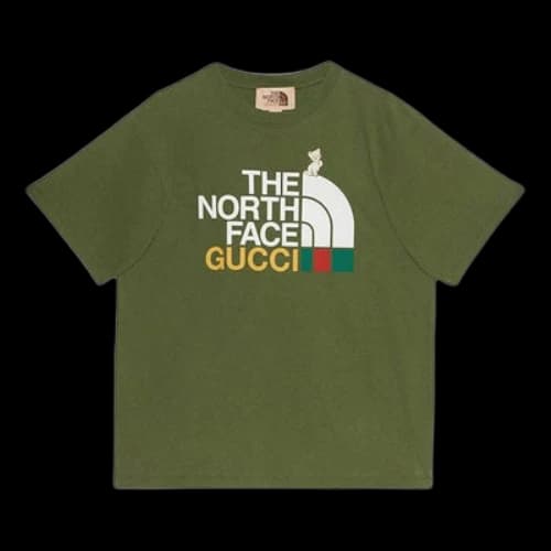 Gucci x THE NORTH FACE FW21 LogoT 'Dark Green'